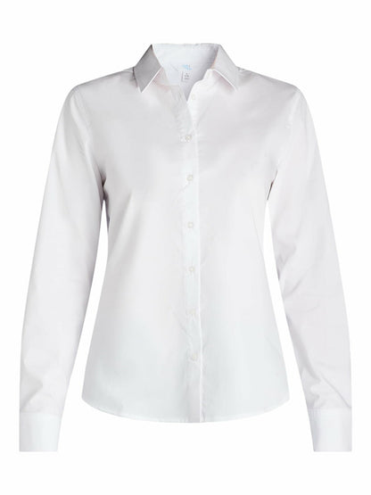 Time and Tru Womens Button Down Shirt with Long Sleeves White Size XL