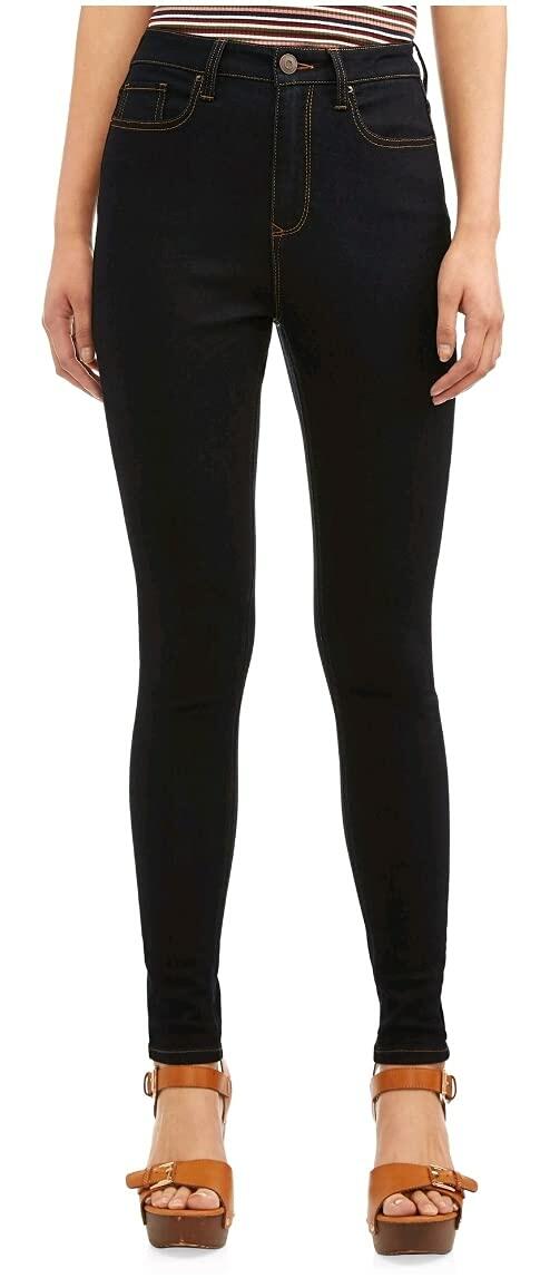 No Boundaries Juniors High Rise Skinny Jeans Rinse Size 1