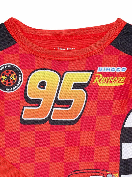 Character Toddler Boy Cosplay Snug Fit Pajama Set 2-Piece Cars /Red Size 3T