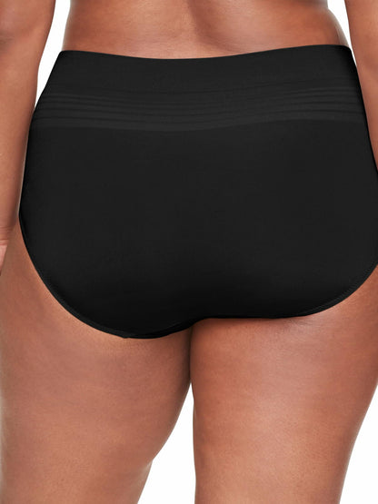 Warners Blissful Benefits Dig-Free Seamless Brief 3-Pack Assorted Size L