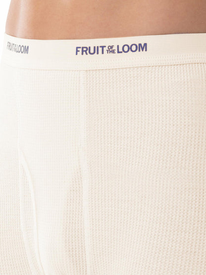 Fruit of the Loom Big Mens Thermal Waffle Baselayer Pant Natural Size 2XL