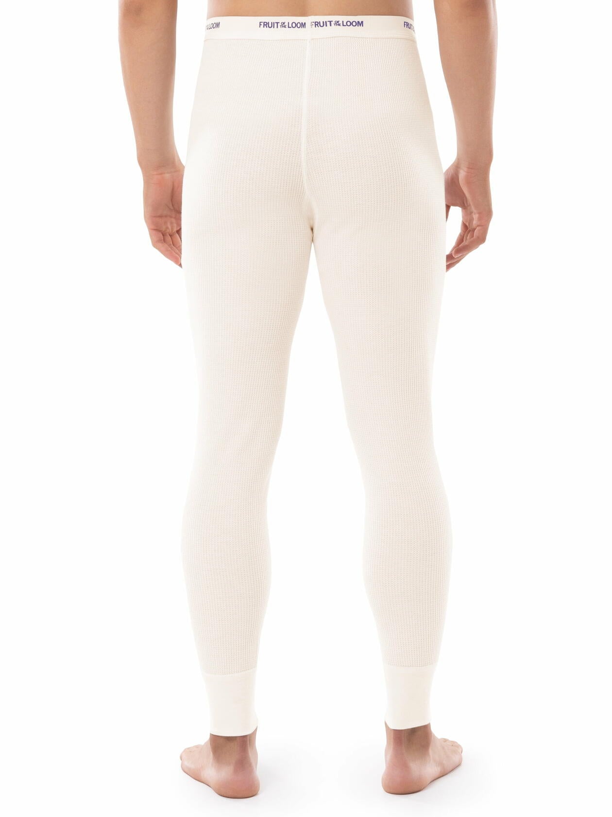 Fruit of the Loom Big Mens Thermal Waffle Baselayer Pant Natural Size 2XL