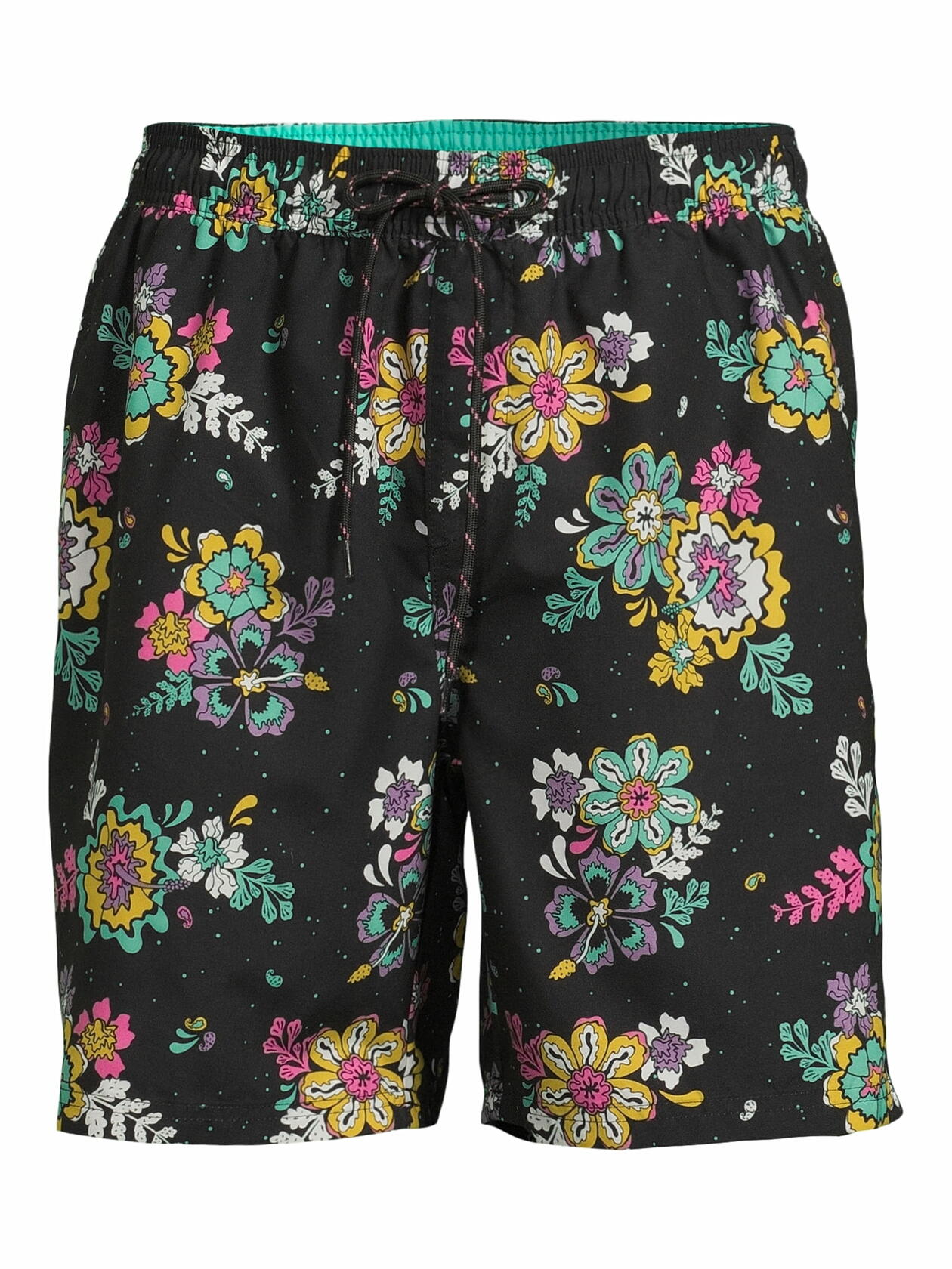 No Boundaries Mens Elastic Waist Swim Shorts with UPF 50+