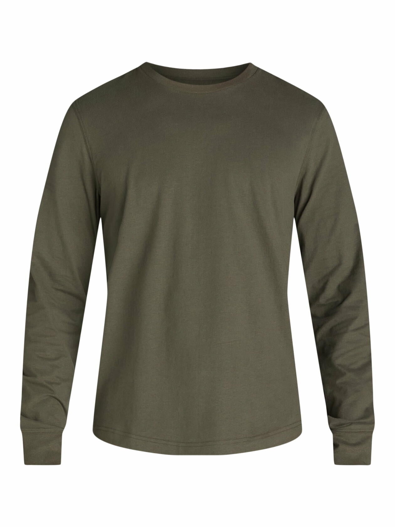 George Mens Cotton Long Sleeve T-Shirt Crewneck 2-Pack Multicolor Size L (12-44)