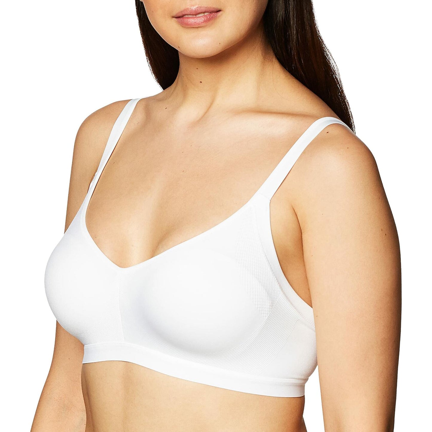 Warners® Blissful Benefits With Seamless Stretch Comfort Bra White Size L