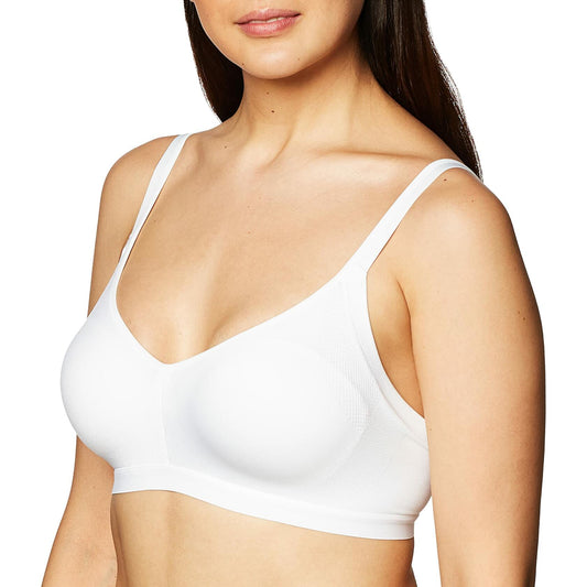 Warners® Blissful Benefits With Seamless Stretch Comfort Bra White Size L