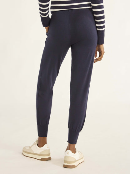 Free Assembly Womens Cozy Yarn Sweater Jogger Pants Navy Blazer Size XS