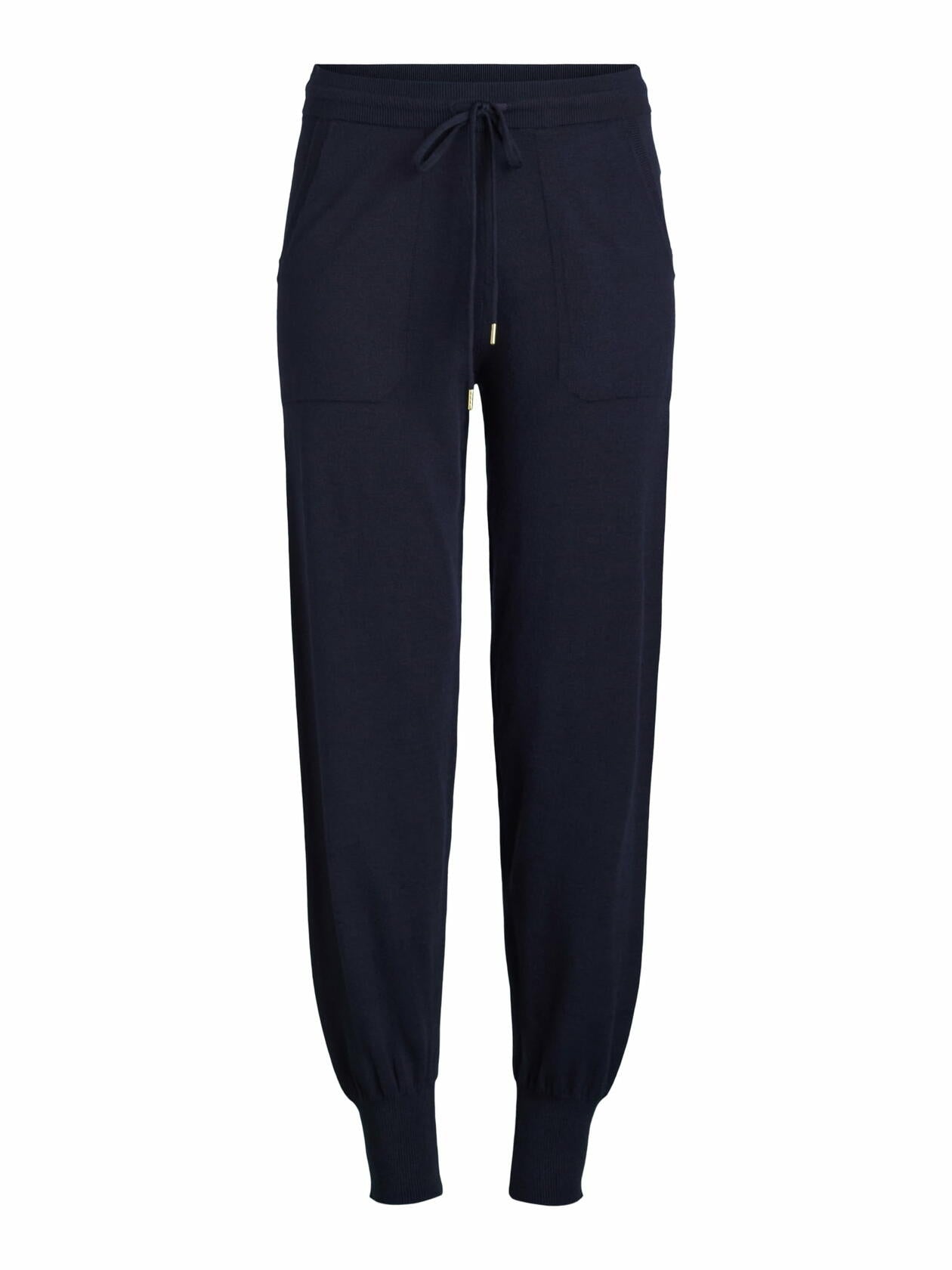 Free Assembly Womens Cozy Yarn Sweater Jogger Pants Navy Blazer Size XS