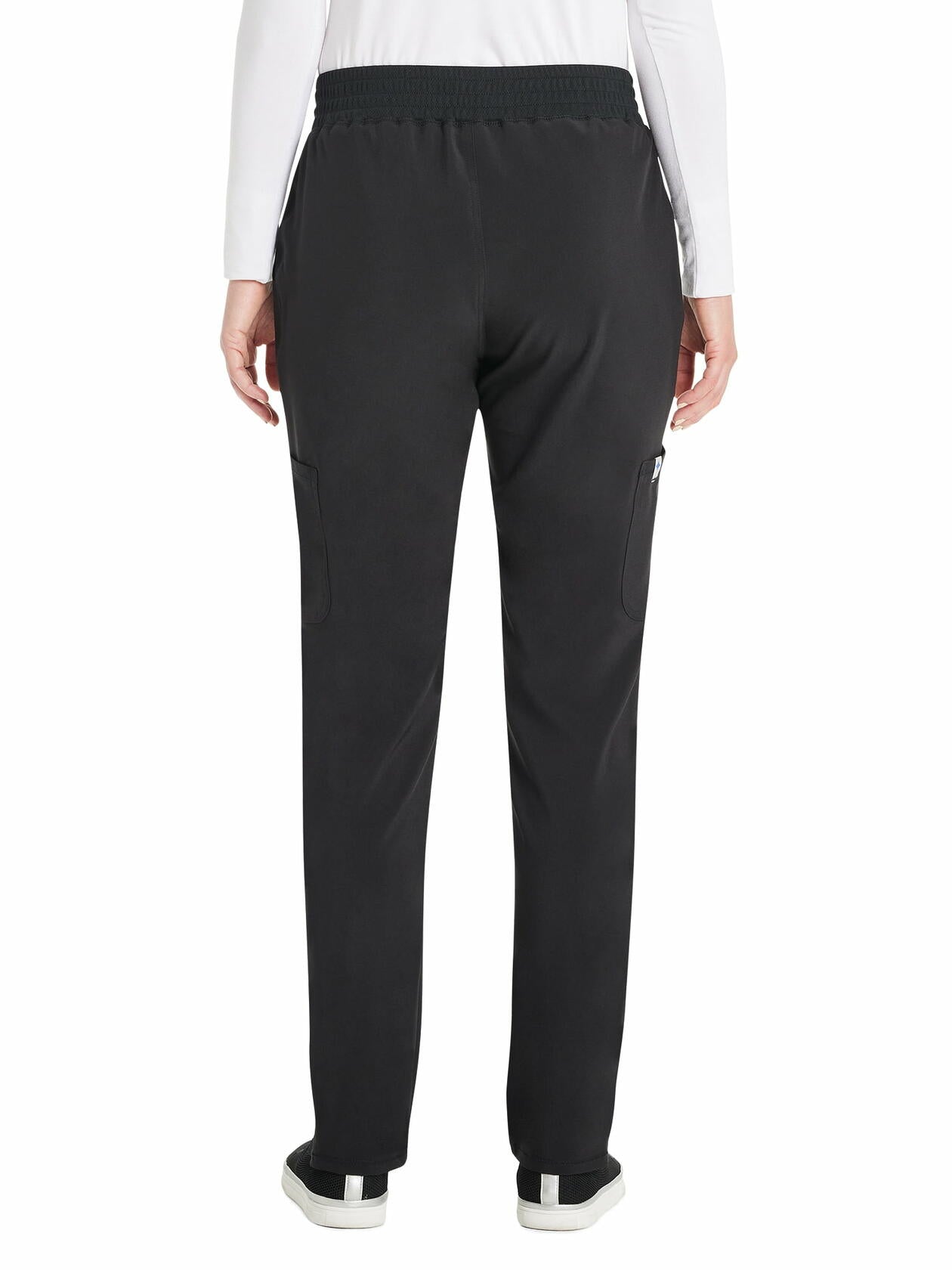 Scrubstar Womens Antimicrobial Premium Performance Leg Pant Black Size 2XL