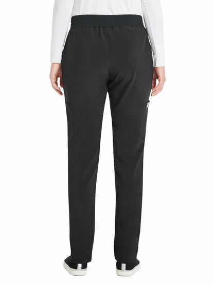 Scrubstar Womens Antimicrobial Premium Performance Leg Pant Black Size 2XL