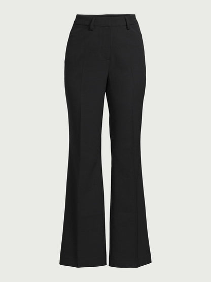 Scoop Womens High Waisted Bootcut Trouser Suit Pants 32" Inseam Black Size 10