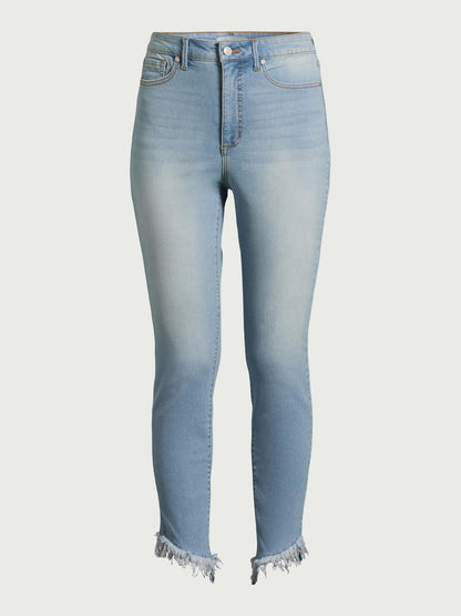 Sofia Jeans Womens Rosa Skinny High Rise Cha Cha Ankle Jeans Medium Wash Size 8