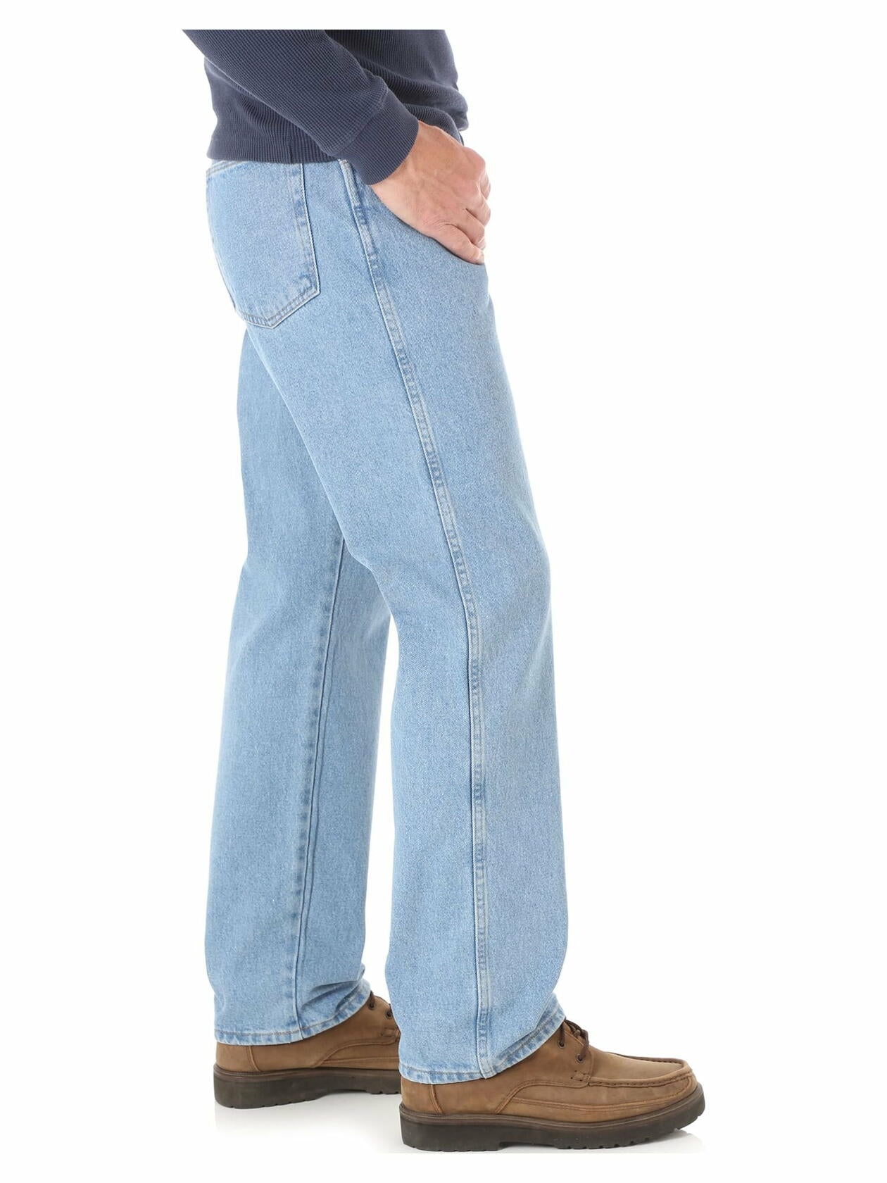 Wrangler Rustler Mens and Big Mens Relaxed Fit Jeans Light Stonewash Size 34X29