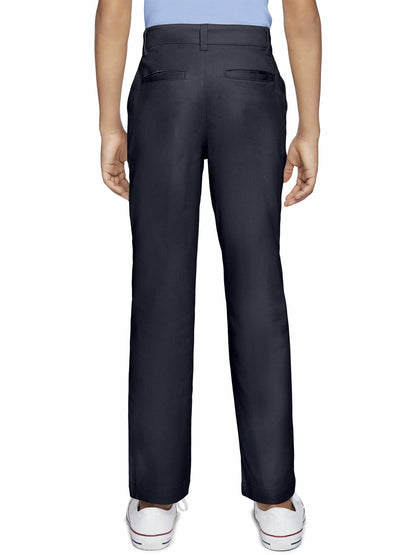 Wonder Nation Boys School Uniform Flat Front Pants Blue Cove Size 10 Slim