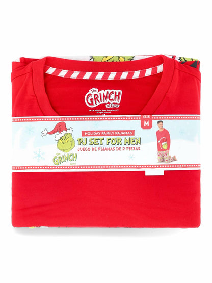 The Grinch who Stole Christmas Matching Family Pajamas - Men, 2X