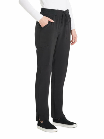 Scrubstar Womens Antimicrobial Premium Performance Leg Pant Black Size 2XL