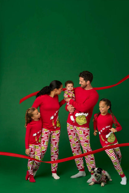 The Grinch who Stole Christmas Matching Family Pajamas - Men, 2X