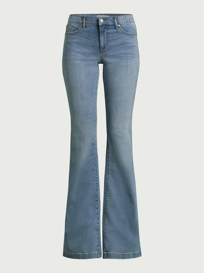 Sofia Jeans Womens Lift and Sculpt Flare Jeans 33.5" Inseam Medium Wash Size 10