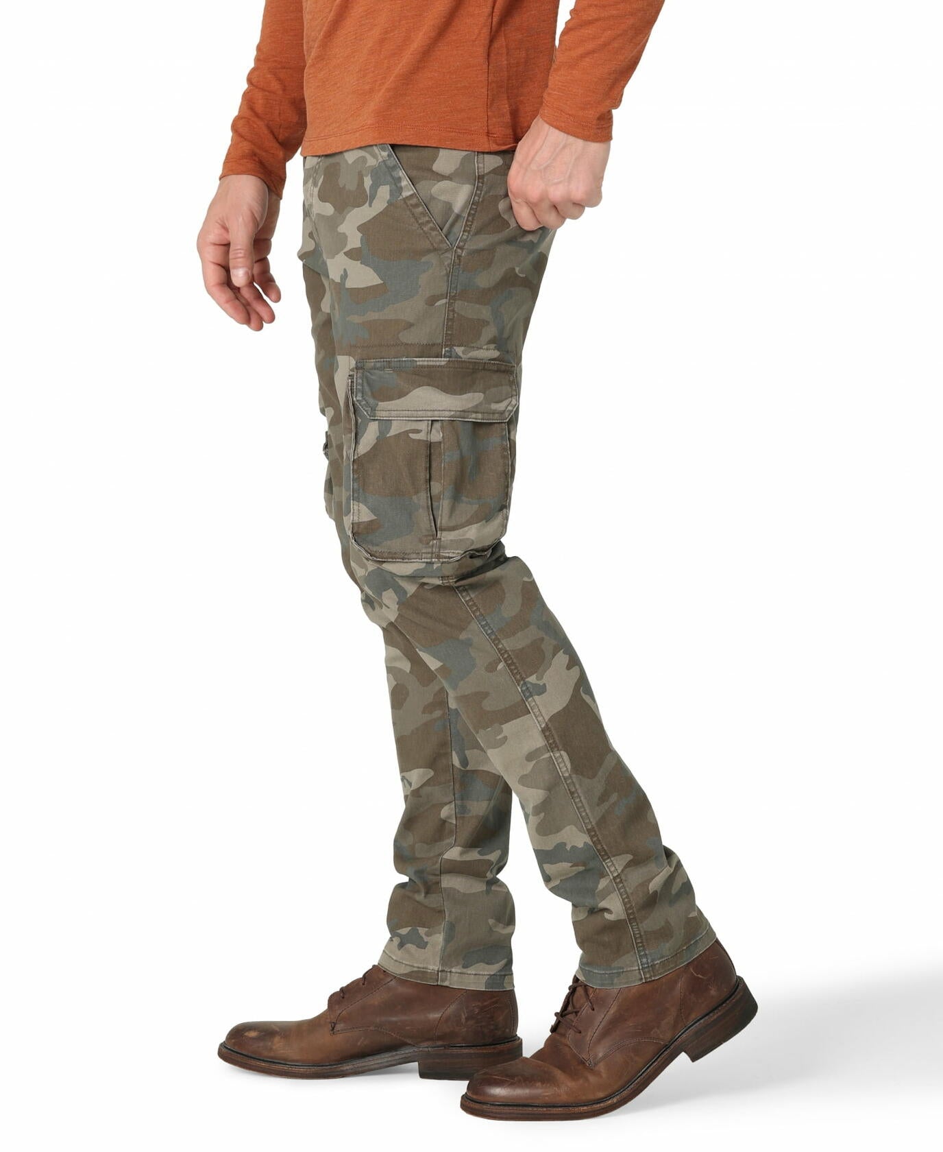 Wrangler Mens Stretch Taper Leg Regular Fit Cargo Pant