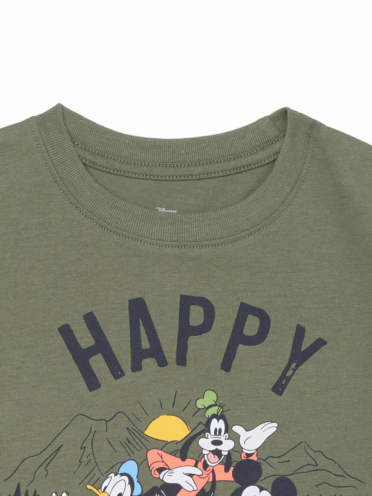 Mickey Mouse and Friends Toddler Boys Graphic Print Tee Olivine Size 4T