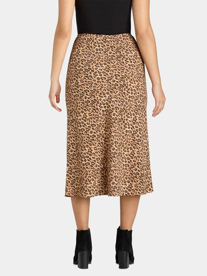 Time and Tru Womens Midi Slip Skirt 2-Pack