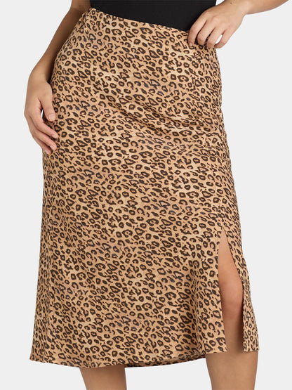 Time and Tru Womens Midi Slip Skirt 2-Pack