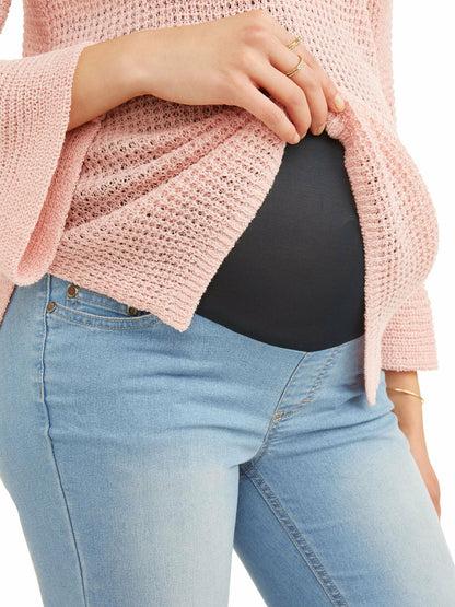Oh! Mamma Maternity Womens Skinny Jeans with Demi or Full Panel