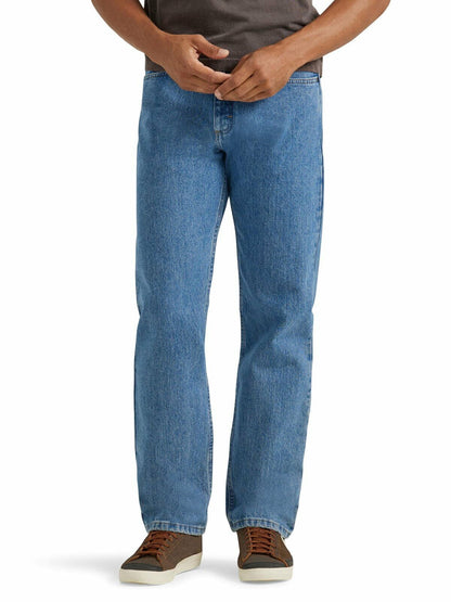 Wrangler Mens and Big Mens Relaxed Fit Jeans Stone Bleach Size 36x34