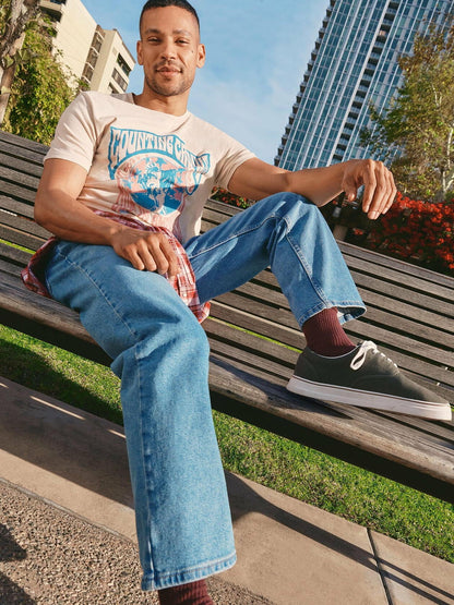 Wrangler Mens and Big Mens Regular Fit Jeans with Flex Soft Touch Light 36X34