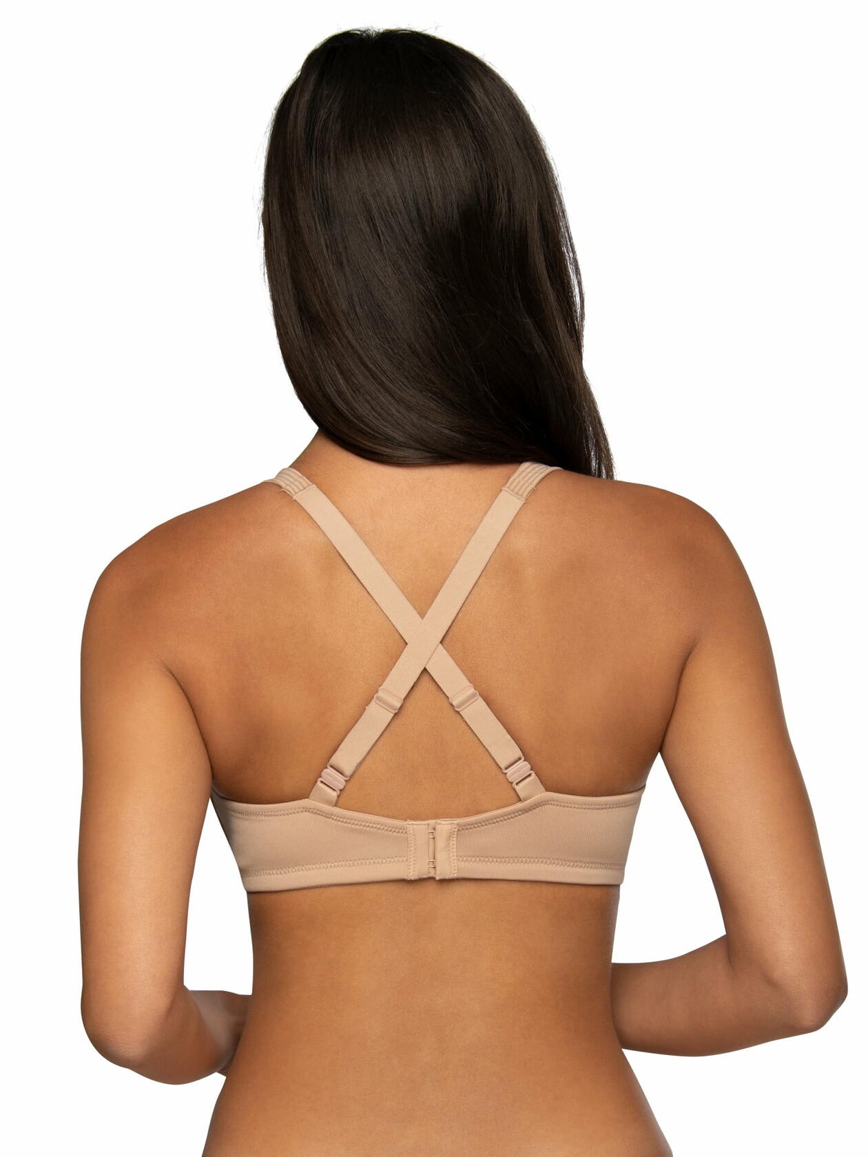 Vanity Fair Womens Comfort Wirefree Bra Honey Beige Size 40B