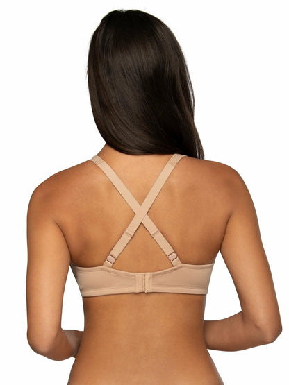 Vanity Fair Womens Comfort Wirefree Bra Honey Beige Size 40B