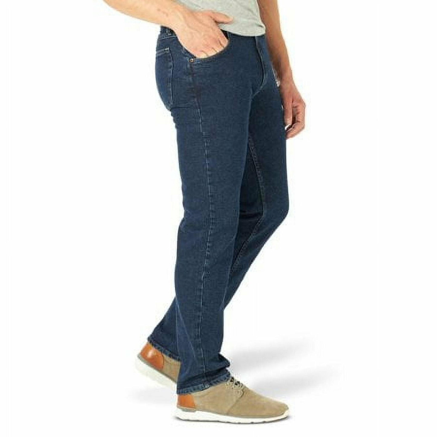 Wrangler Mens and Big Mens Regular Fit Jeans with Flex Midnight Size 32x30
