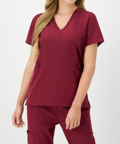 Hanes Comfort Fit Scrubs Women s Scrub Top New Ebony M