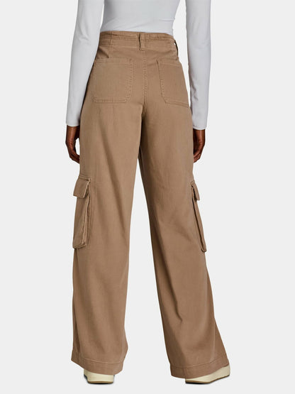 Time and Tru Womens Drawstring Cargo Pants 31" Inseams Ermine Size 16