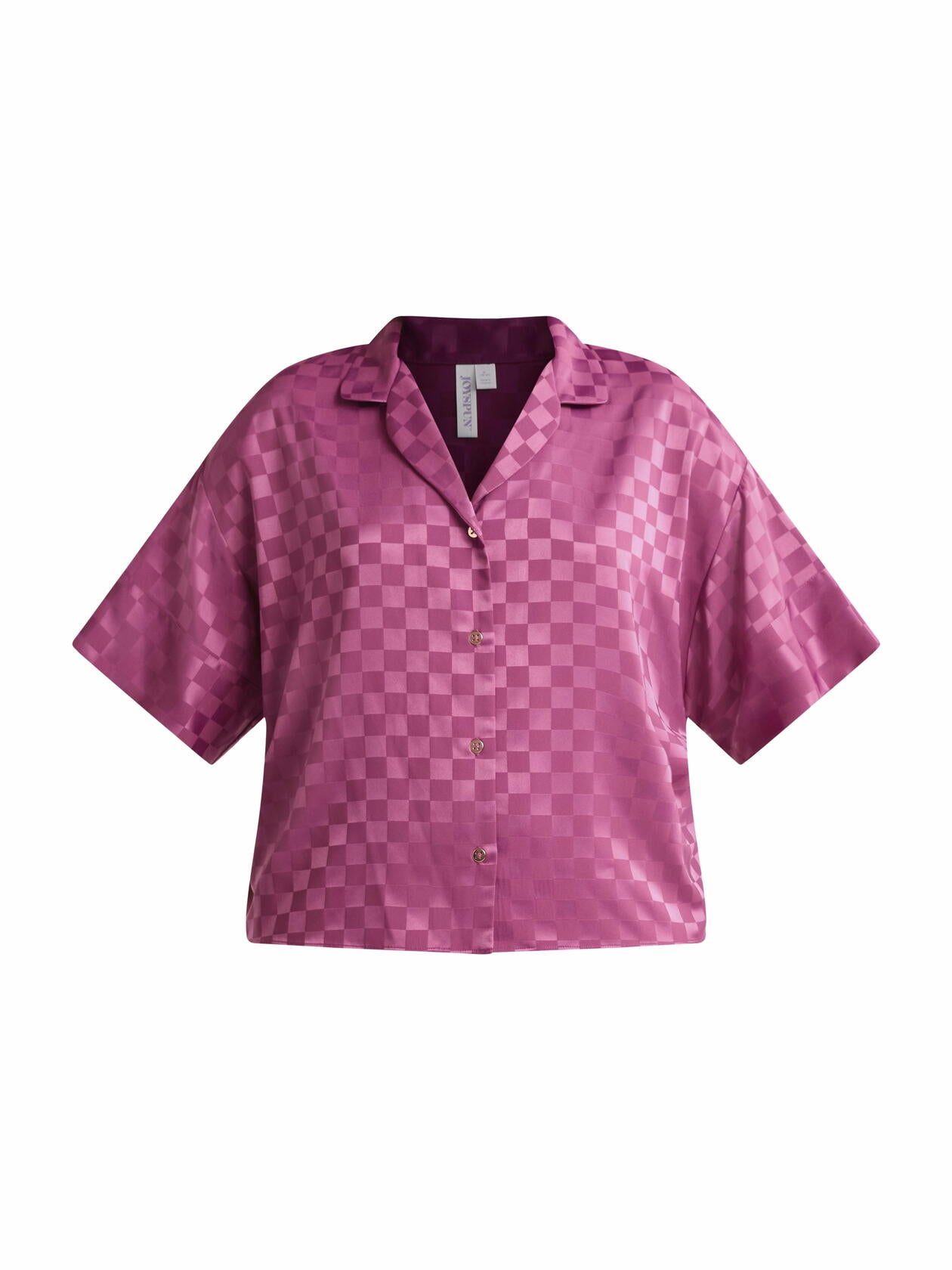 Joyspun Womens and Womens Plus Stretch Satin Pajama Set Rosy Mauve Size L