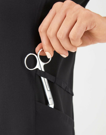 Hanes Comfort Fit Scrubs Women s Scrub Top New Ebony M