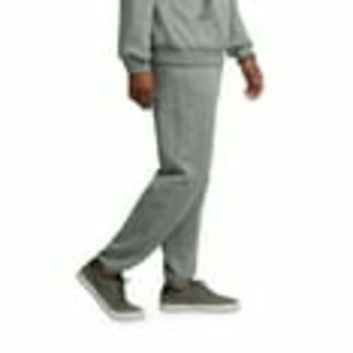 Fruit of the Loom Mens EverSoft Fleece Elastic Bottom Sweatpants with Pockets