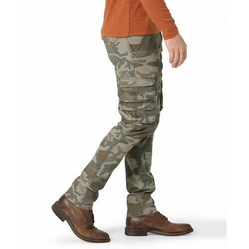 Wrangler Mens Stretch Taper Leg Regular Fit Cargo Pant
