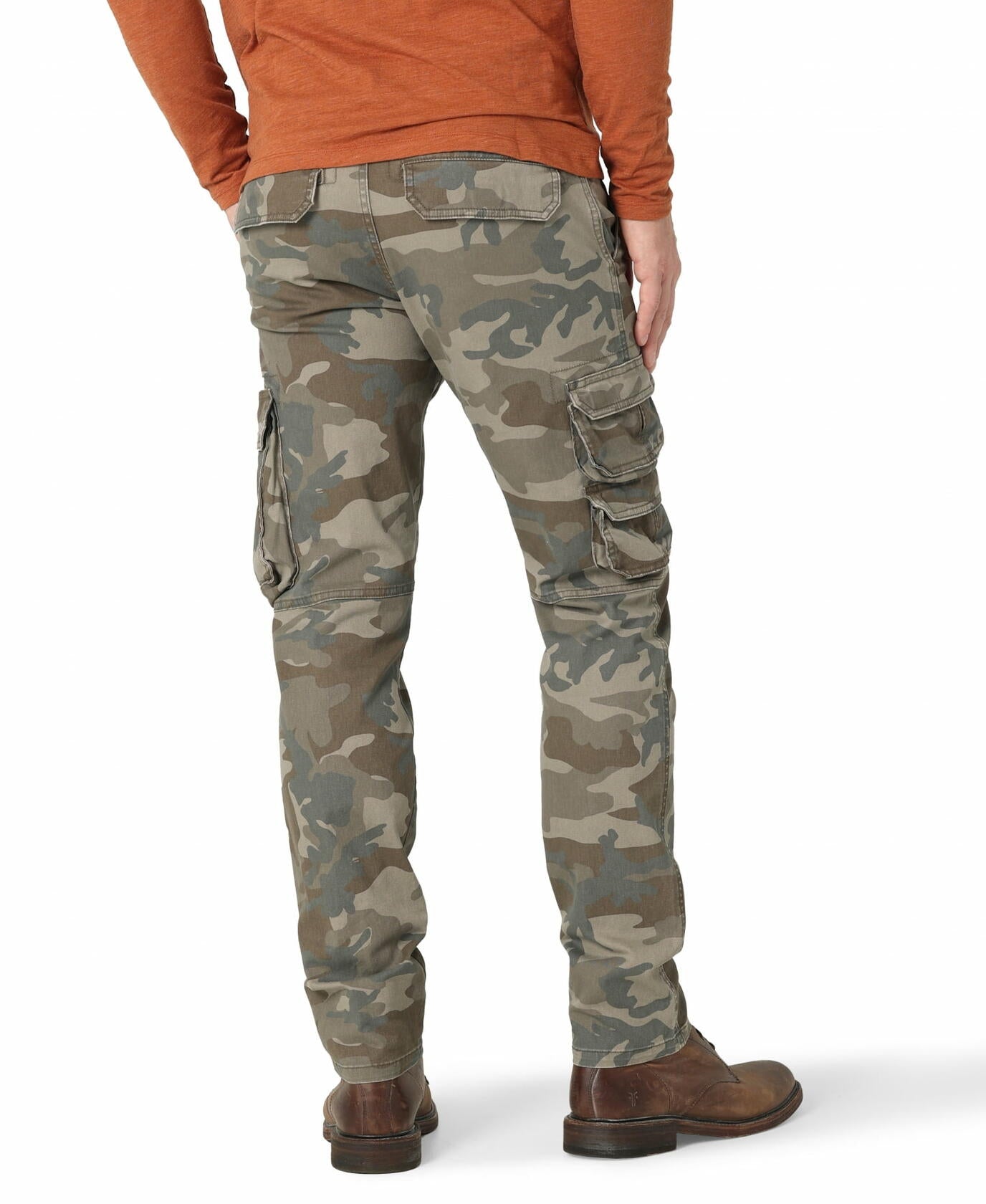 Wrangler Mens Stretch Taper Leg Regular Fit Cargo Pant