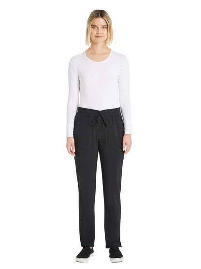 Scrubstar Womens Antimicrobial Premium Performance Leg Pant Black Size 2XL