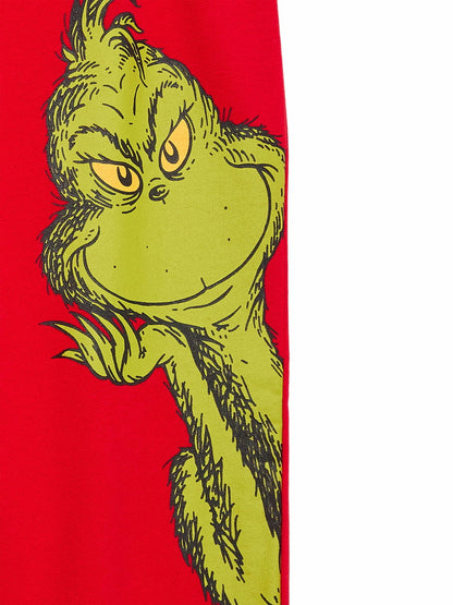 The Grinch Boys Graphic Jogger Pants Racing Red Size XL  (14-16)