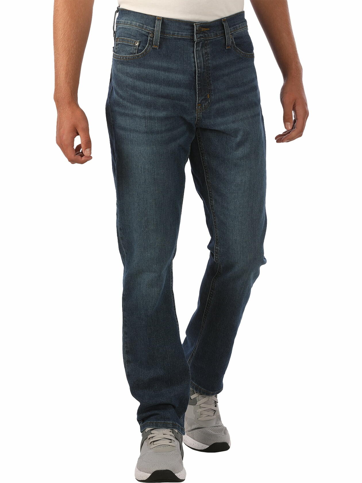 George Mens and Big Mens Relaxed Fit Jeans Medium Wash Size 36x30