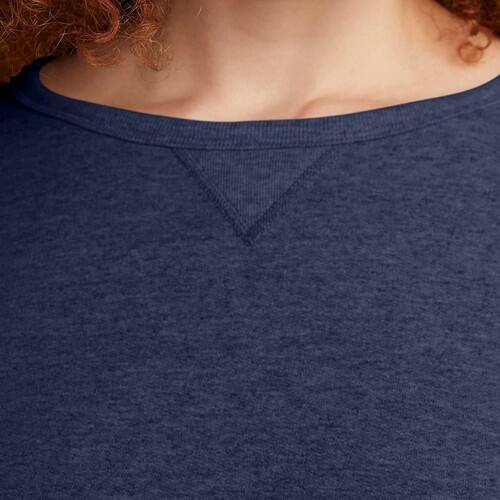 Hanes EcoSmart Womens Fleece Sweatshirt V-Notch