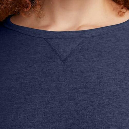 Hanes EcoSmart Womens Fleece Sweatshirt V-Notch