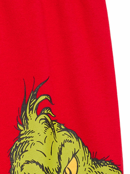 The Grinch Boys Graphic Jogger Pants Racing Red Size XL  (14-16)