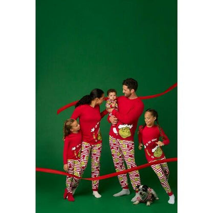 The Grinch who Stole Christmas Matching Family Pajamas - Men, 2X