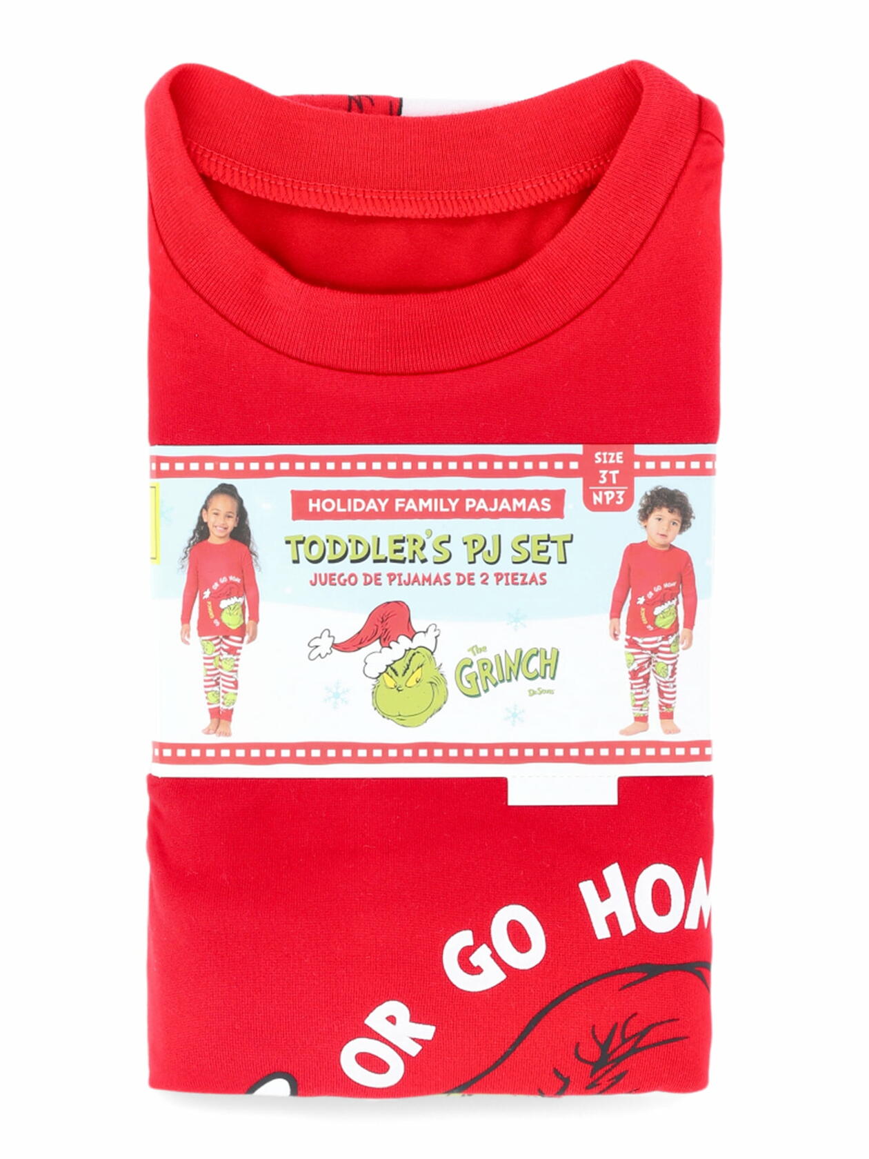 The Grinch who Stole Christmas Matching Family Pajamas - Men, 2X
