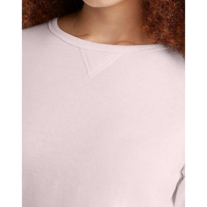 Hanes EcoSmart Womens Fleece Sweatshirt V-Notch