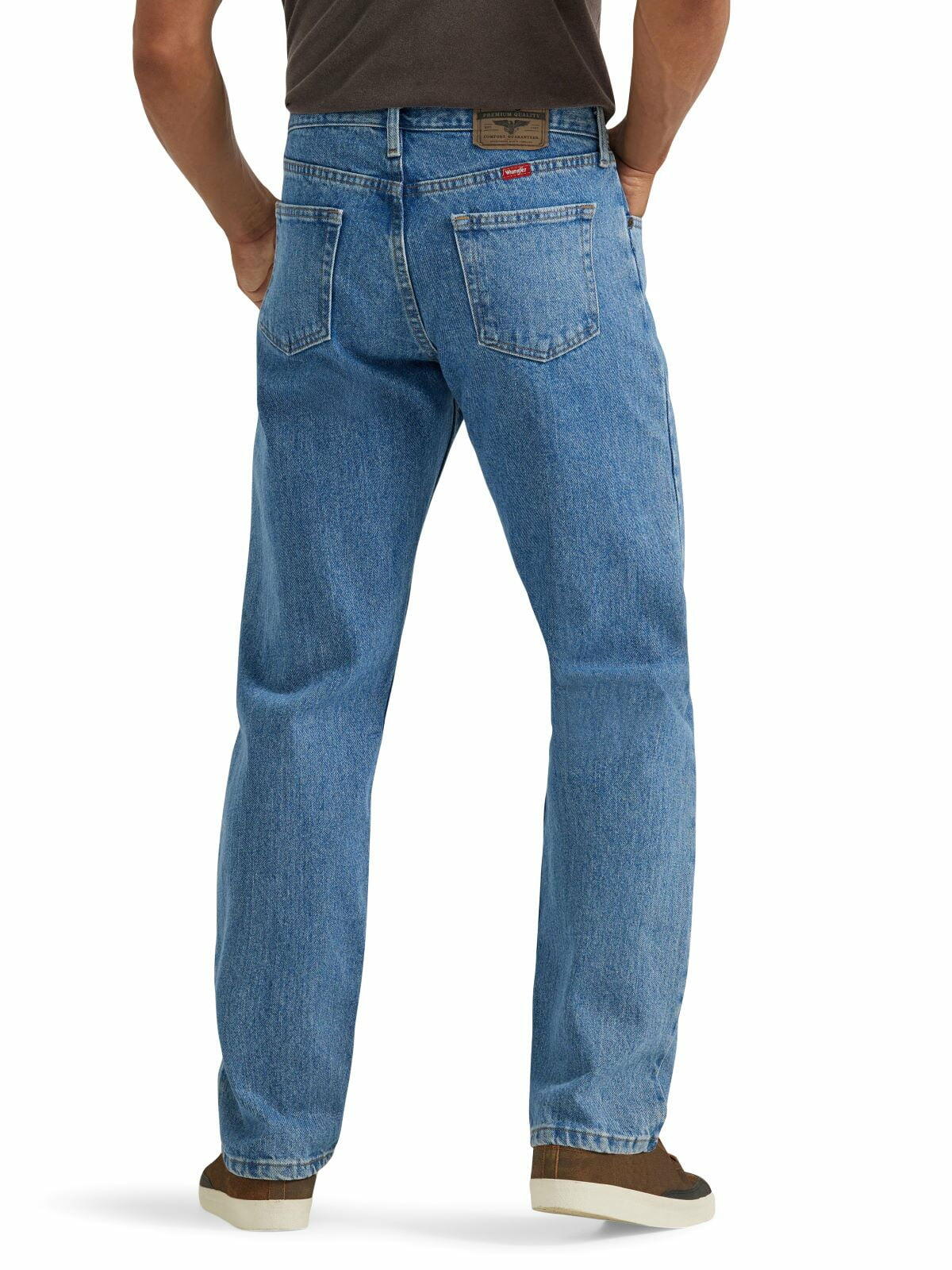 Wrangler Mens and Big Mens Relaxed Fit Jeans Stone Bleach Size 36x34