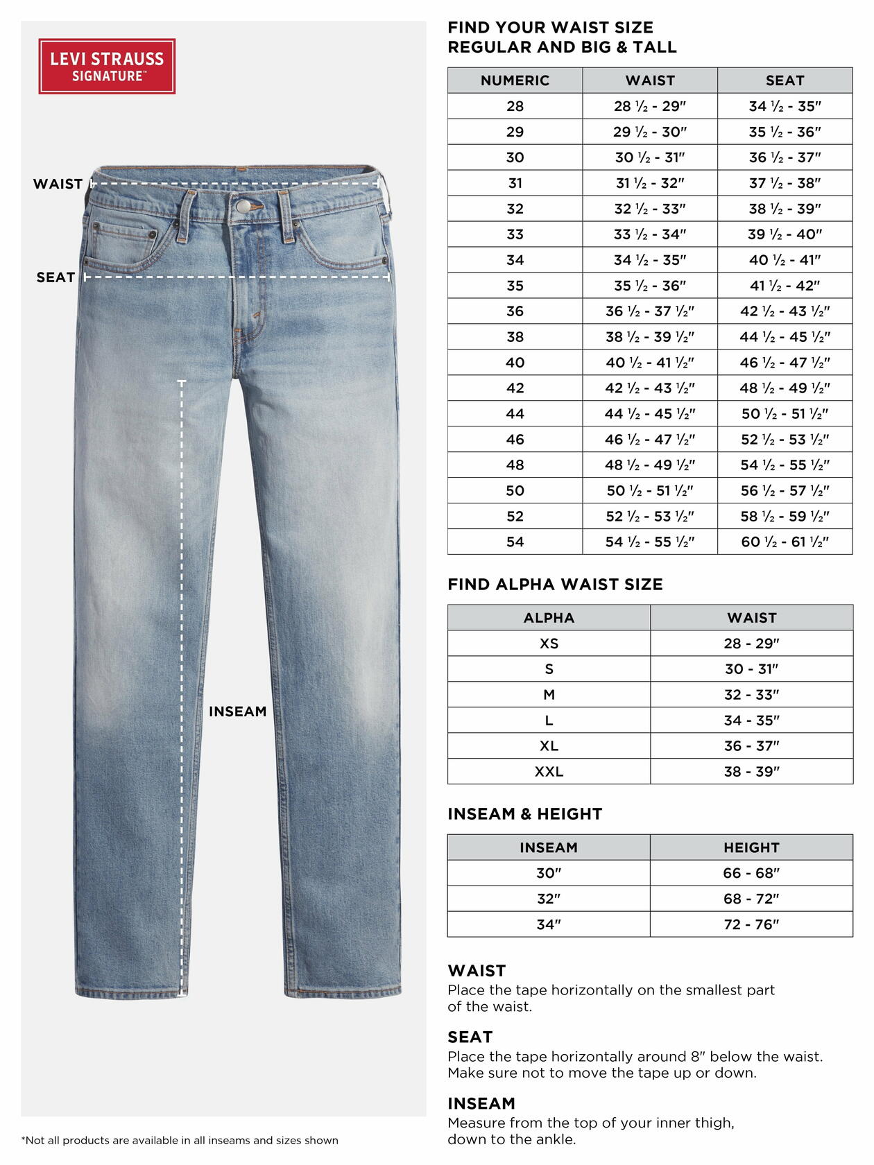 Levi Strauss Signature Mens Athletic Fit Hybrid Pants Deep Depths Size 30x30